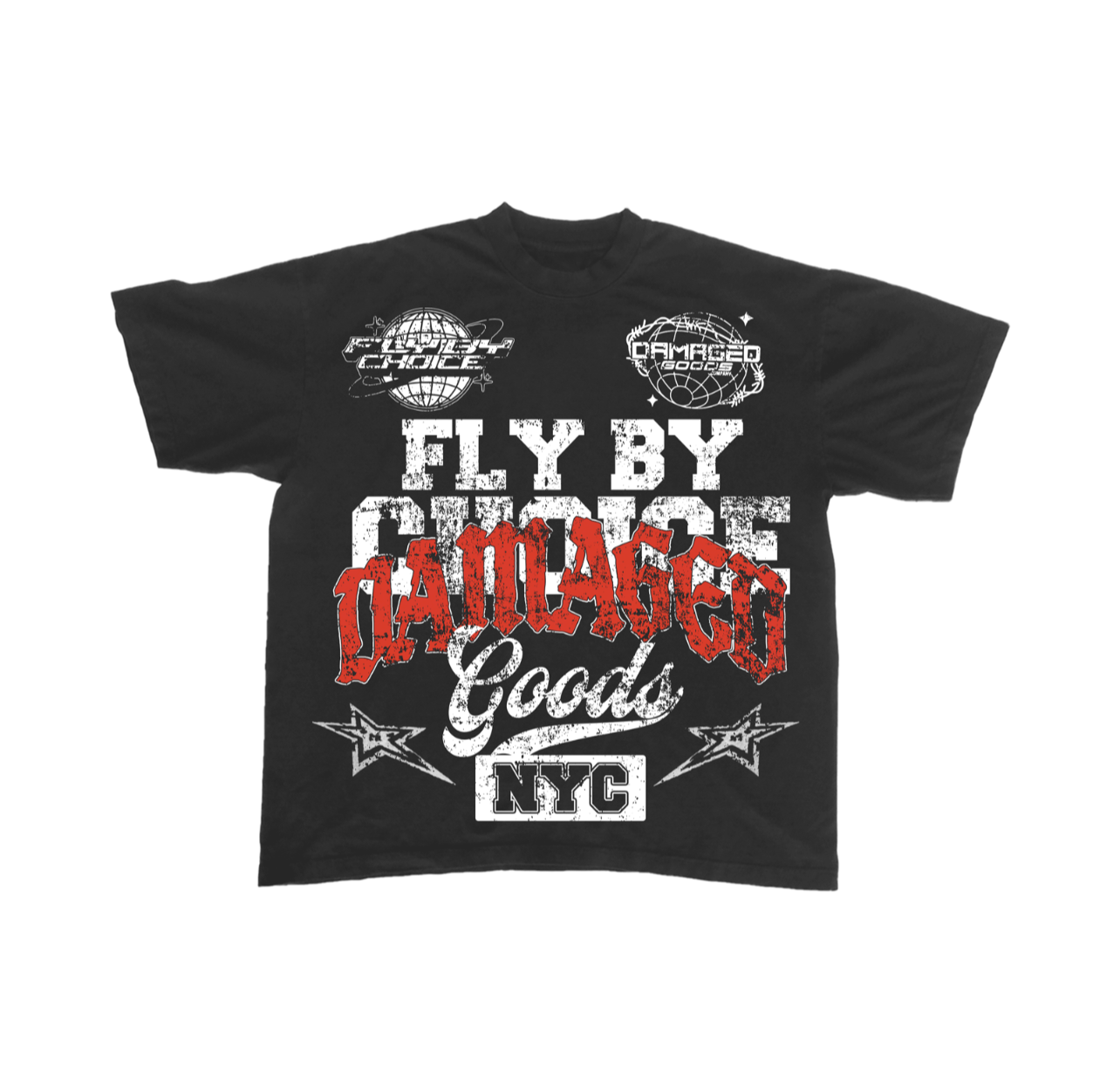 FLY BY X DAMAGED GOODS T-Shirt